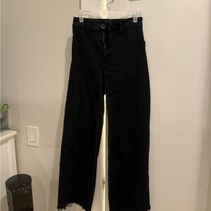 Zara Black Flare & Wide Leg Jeans